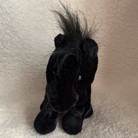 GANZ Webkinz Black Horse Stallion Plush Stuffed Animal - No code - Picture 8 of 11